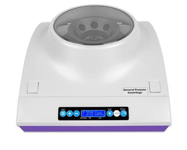 Heathrow Scientific 120963 General Purpose Centrifuge Digital, Grey/Purple, 100-240 VAC