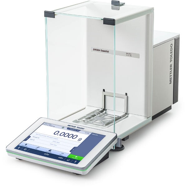 Mettler Toledo XPR304E Analytical Balance, Internal Calibration, SmartPan Hanging Weigh Pan, 320 g x 0.1 mg