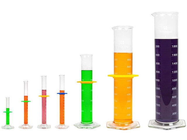 Heathrow Scientific 2351A-5 GRADUATED CYLINDERS, CLASS A, 5mL, 4/pk