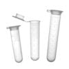 MTC Bio C0905 Round Bottom Tube with Attached Snap Cap, 5mL, Molded Graduations, Frosted Marking Area, Sterile, 1000/cs