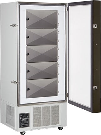 YAMATO ULF-501UP PLATINUM UPRIGHT STYLE ULTRA LOW FREZER -40ºC TO -85ºC, 18 CU.FT., MANUAL DEFROST, 115 V