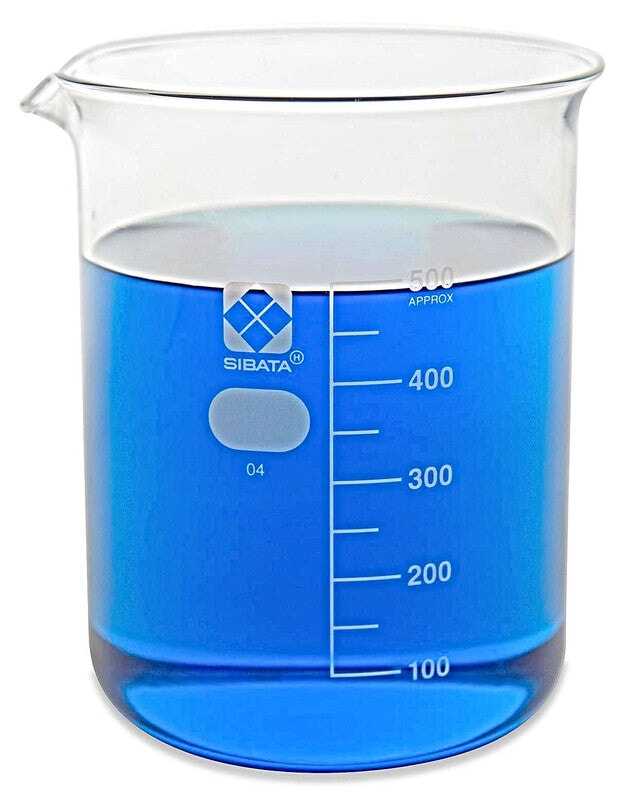 Heathrow Scientific 10020-1000A SIBATA Glass Beaker, 1000 mL, 6/pk