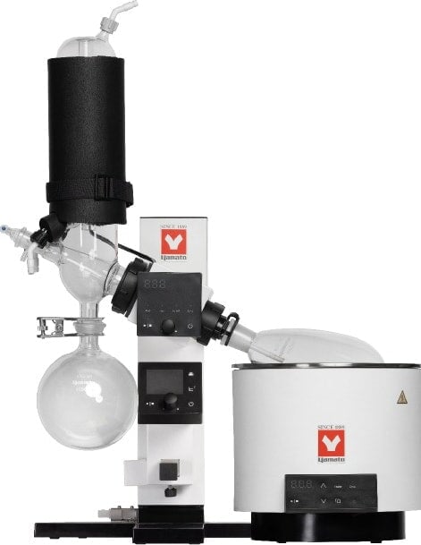 Yamato REV-202M-BOA Digital Rotary Evaporator w/ Vacuum Controller, BO302-A Oil Bath (5L) & Glassware Set B, 115V