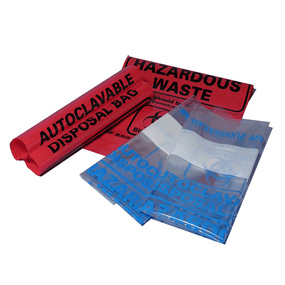 MTC Bio A9006R Autoclave Bags, Red, 10 x 12.5", 100/pk