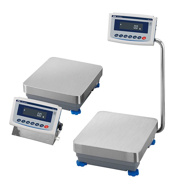 AND Weighing GX-32001LDS Apollo High-Capacity Precision Balance with Internal Calibration, IP65, Detached Display, 32000 g x 1 g