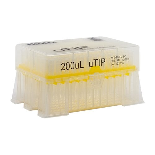 Biotix 63300057 Universal Pipette Tips 20-200 μL Racked, 10 racks of 96/pack (Rainin Alternative)