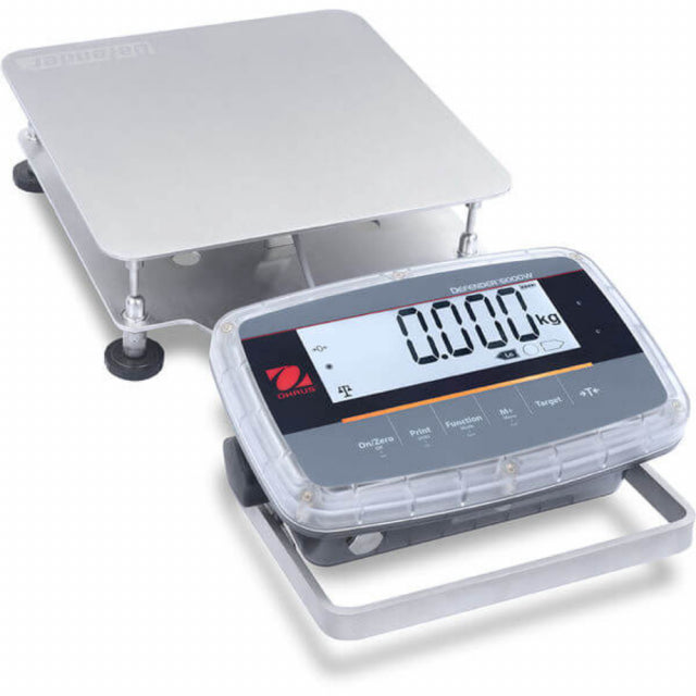 Ohaus i-D61PW25K1R5 Advanced IP68/IP69k Washdown Bench Scale, 25000 g × 2g