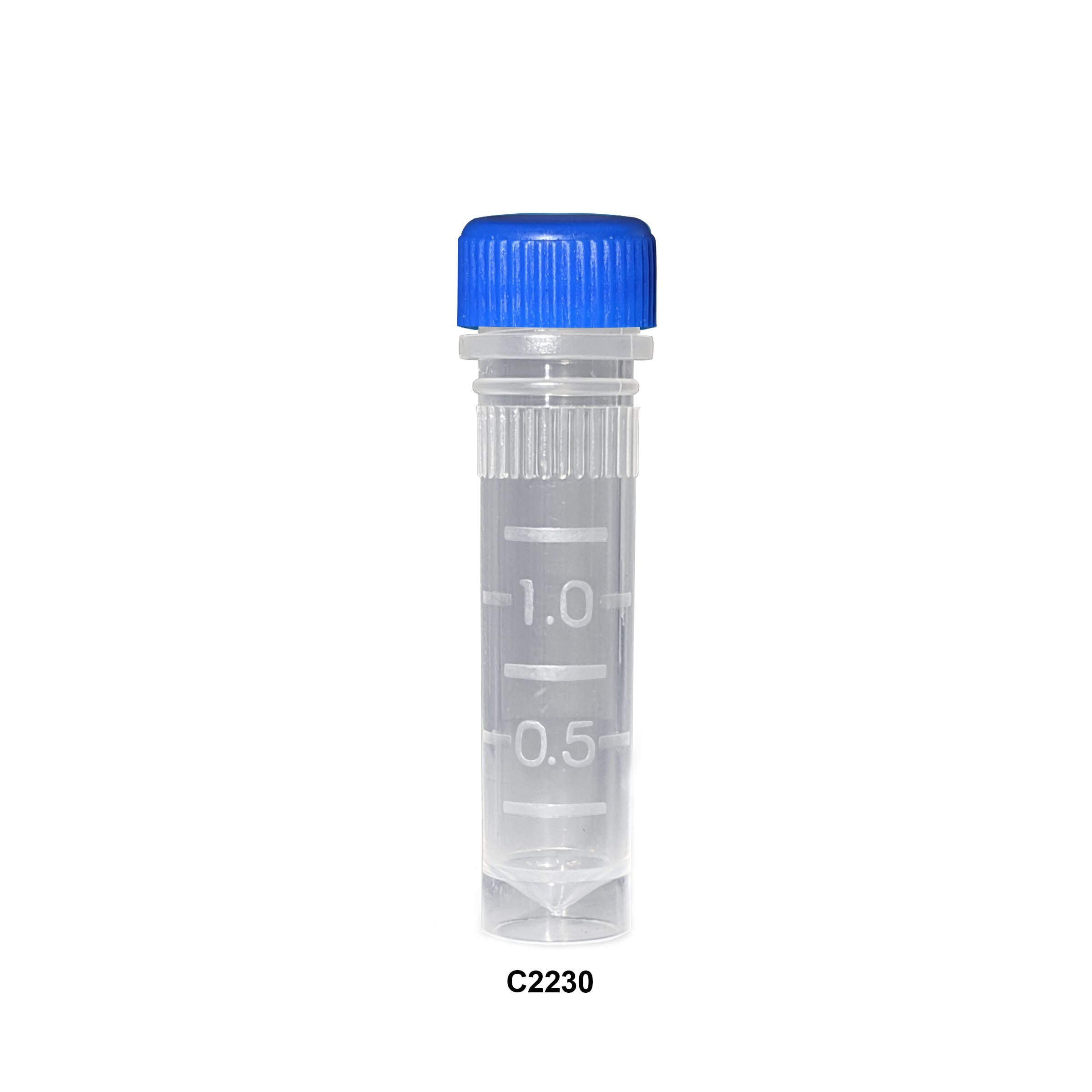 MTC Bio C2230 SureSeal Screw Cap Microcentrifuge Tubes, 2.0mL, with O-ring, sterile, 1000 cs