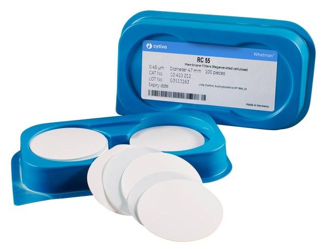 Whatman 10410224 Filter Circles, 110mm Dia, Regenerated Cellulose RC 55, 0.45 micrometer Pore Size, 25/pk